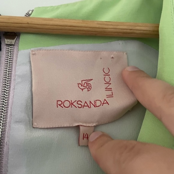 Roksanda Iincic Basketweave Colorblock Dress - Picture 9 of 10